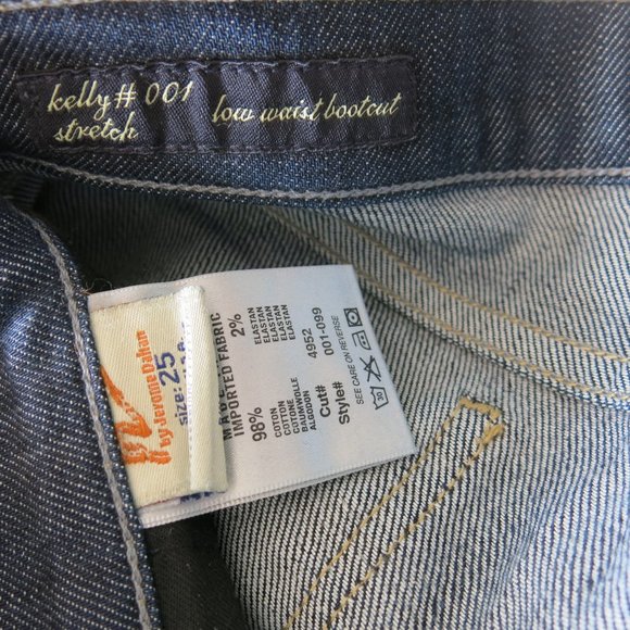 Citizens of Humanity Kelly #001 Stretch Low Waist Bootcut Denim Jeans - Size 25 - Picture 5 of 6